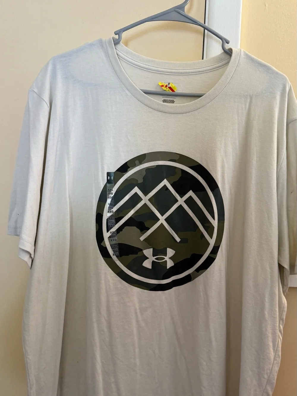 adidas Short Sleeve Crew T-Shirt in Charcoal with Yellow Logo